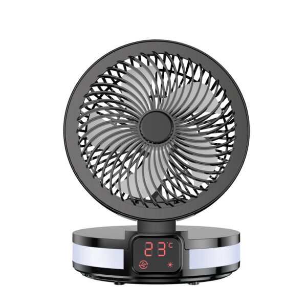 Portable Desk Electric Fan Wall Mounted Small Folding - Image 3