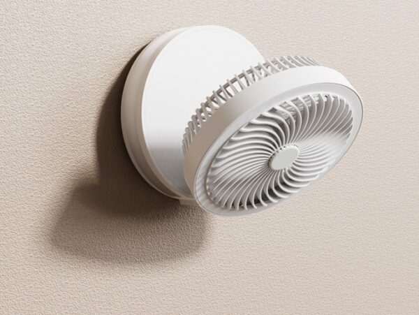 Portable Desk Electric Fan Wall Mounted Small Folding - Image 6