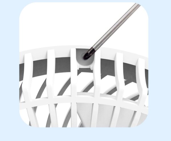 Portable Desk Electric Fan Wall Mounted Small Folding - Image 2