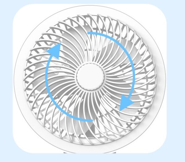 Portable Desk Electric Fan Wall Mounted Small Folding - Image 8