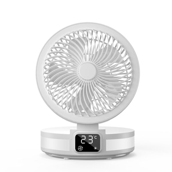 Portable Desk Electric Fan Wall Mounted Small Folding - Image 7