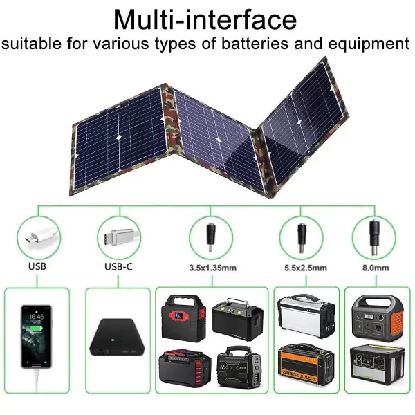 100-800W Foldable Solar Panel - Image 5