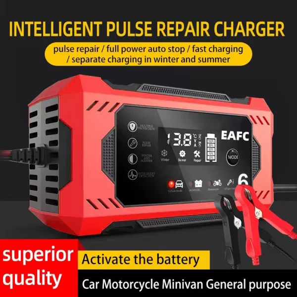 12V 6A Car Battery Charger - Image 6