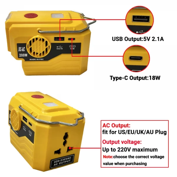 200W-Power-Inverter-with-LED-Work-Light-for-Dewalt-20V-18V-Li-ion-Battery-DC-20V-5.webp