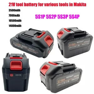 21V18V 3.5Ah 7Ah 14A enhanced version of power tool battery for Makita power tools high-pressure water gun car vacuum cleaner - AliExpress 44