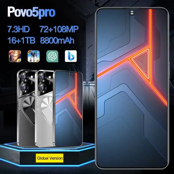 Original 5G Smartphone Povo5 - Image 2