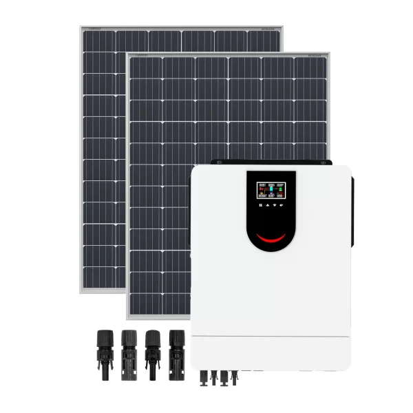 Grid Solar Hybrid Inverter Built-In 160A MPPT Solar Charger Controller Running Without Battery WIFI Optional