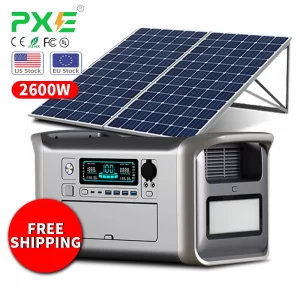 Dropshipping 2600W 640000mAh 320000mAh Solar System Outdoor Portable