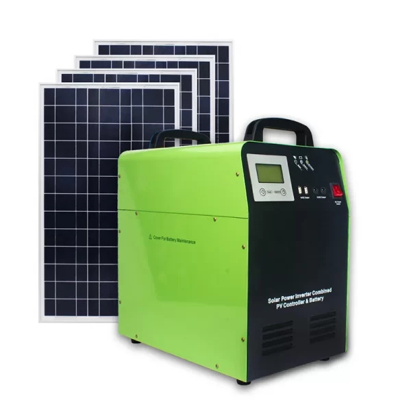 1000W 24V 100AH Solar AC DC portable solar power systems