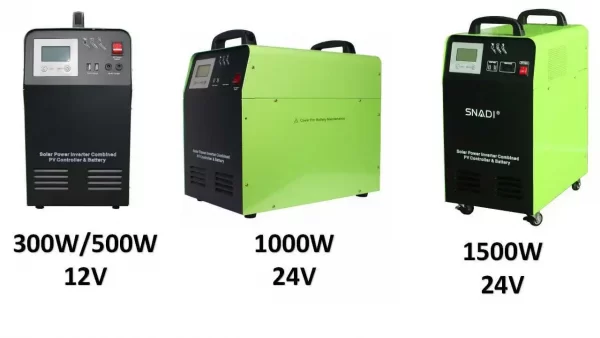 1000W 24V 100AH Solar AC DC portable solar power systems