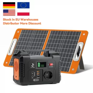 Portable Station Power Bank 1000W Lithium Battery With AC DC Type C PD Solar Generator For Home Camping Power Station