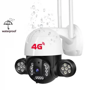 3mp High Definition Ip 4g Sim Card LTE Monitor Outdoor Ptz Surveillance Camera