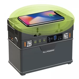 ALLPOWERS Portable Power Station 372Wh/100500mAh Portable Generator Backup Power UPS Battery Support Solar Charging