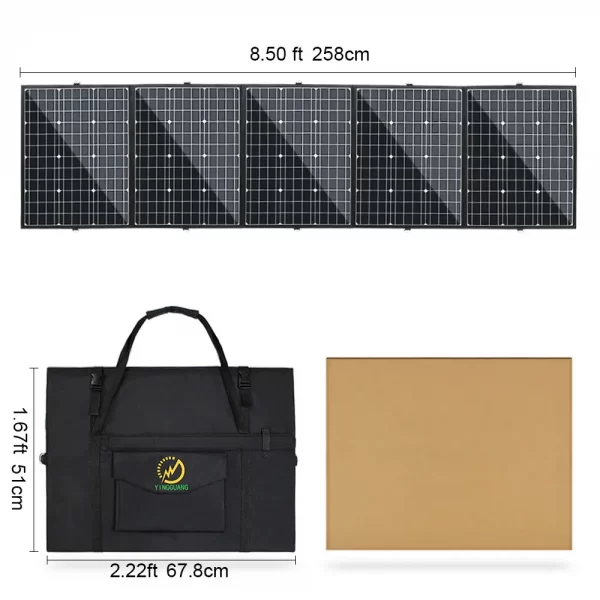 300W 18V Flexible Foldable Solar - Image 3