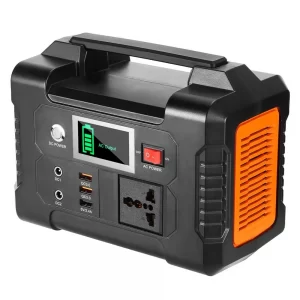 200W Portable Power Station 40800mAh Solar Generator 110V AC Outlet DC USB Ports Lithium Battery Power Supply