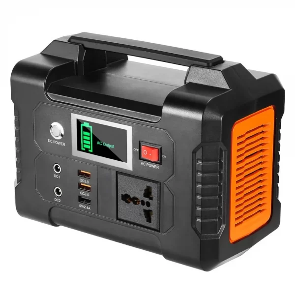 200W Portable Power Station 40800mAh Solar Generator 110V AC Outlet DC USB Ports Lithium Battery Power Supply