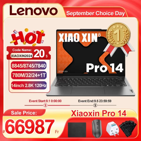 Lenovo Xiaoxin Pro 14 7840/8745/8845 14 inch 2.8K IPS/OLED 120Hz Screen - AliExpress