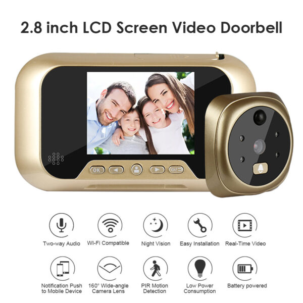 2.8 Inch Infrared Night Vision Camera Video Intelligent - Image 2