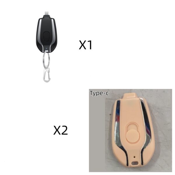 1500mAh Mini Power Emergency Pod Keychain - Image 3
