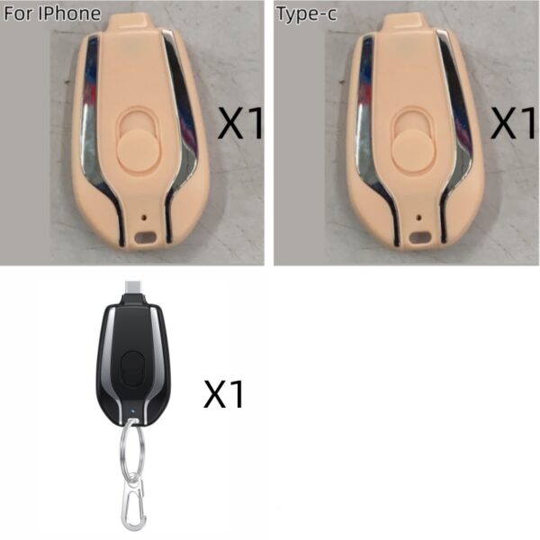 1500mAh Mini Power Emergency Pod Keychain - Image 9