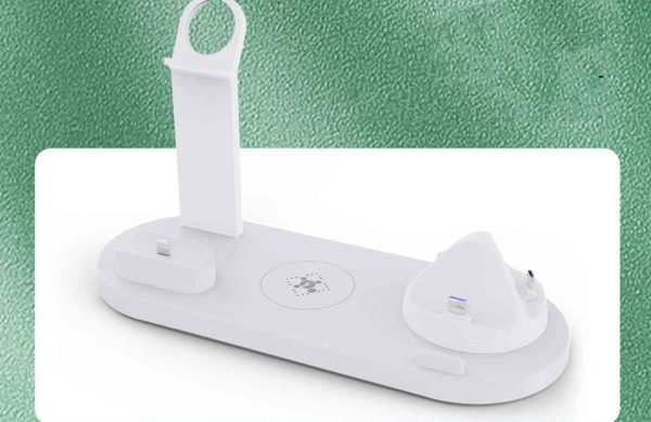Plastic 3 In 1 Wireless Charger Stand Fast – Image 6