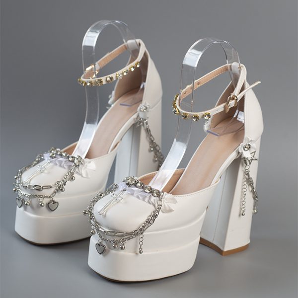 Thick Soled Hentian High Heels – Image 4