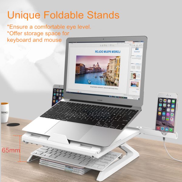 Notebook stand multifunctional folding lifting computer stand – Image 6