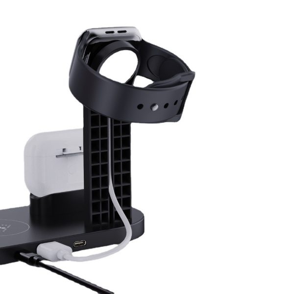 Plastic 3 In 1 Wireless Charger Stand Fast – Image 3