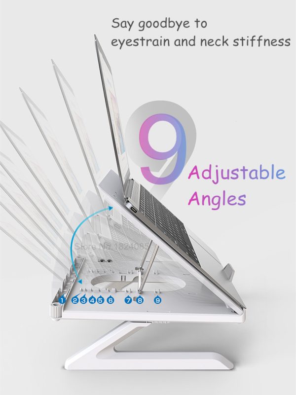 Notebook stand multifunctional folding lifting computer stand – Image 4