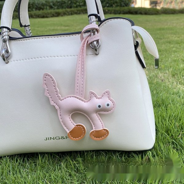 Mini CAT Leather Bag Pendant – Image 10
