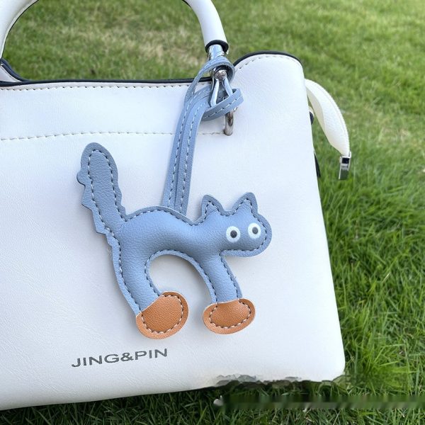 Mini CAT Leather Bag Pendant – Image 3