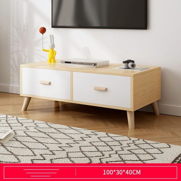 TV Cabinet Small Apartment Living Room Combination Retractable TV Cabinet – Image 9