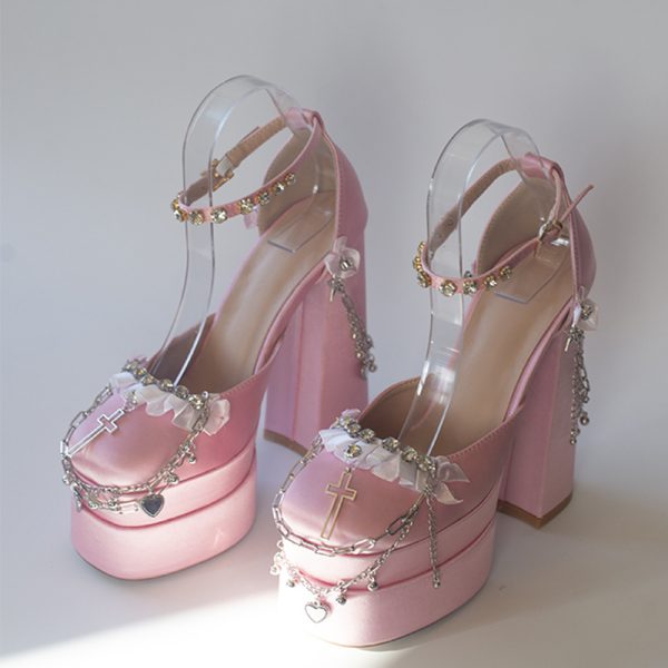 Thick Soled Hentian High Heels – Image 2