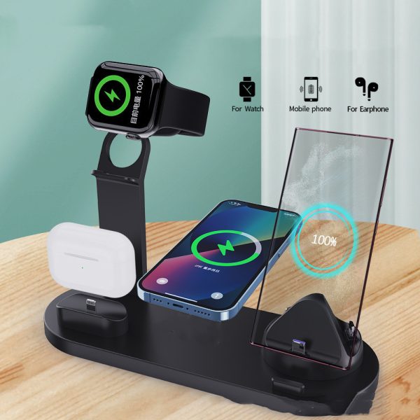 Plastic 3 In 1 Wireless Charger Stand Fast – Image 2