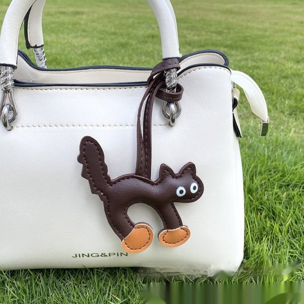 Mini CAT Leather Bag Pendant – Image 7