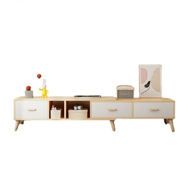 TV Cabinet Small Apartment Living Room Combination Retractable TV Cabinet – Image 6