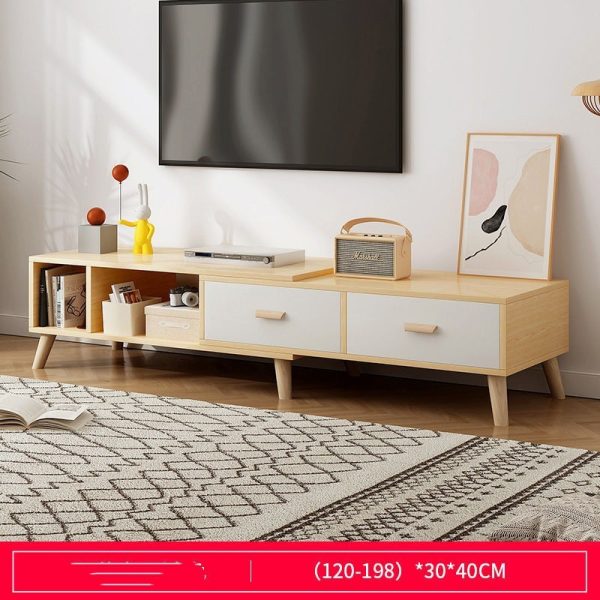 TV Cabinet Small Apartment Living Room Combination Retractable TV Cabinet – Image 7